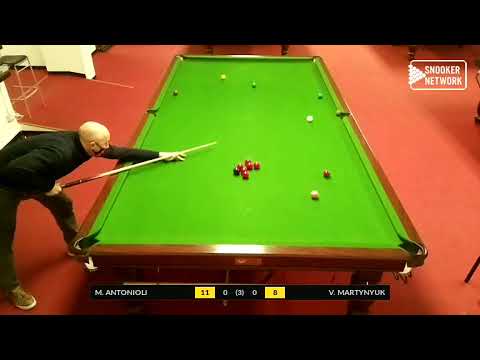 TORINO SNOOKER CLUB - REG. FIBIS PIEMONTE CAT. C 2020/21 - M. ANTONIOLI vs V. MARTYNYUK