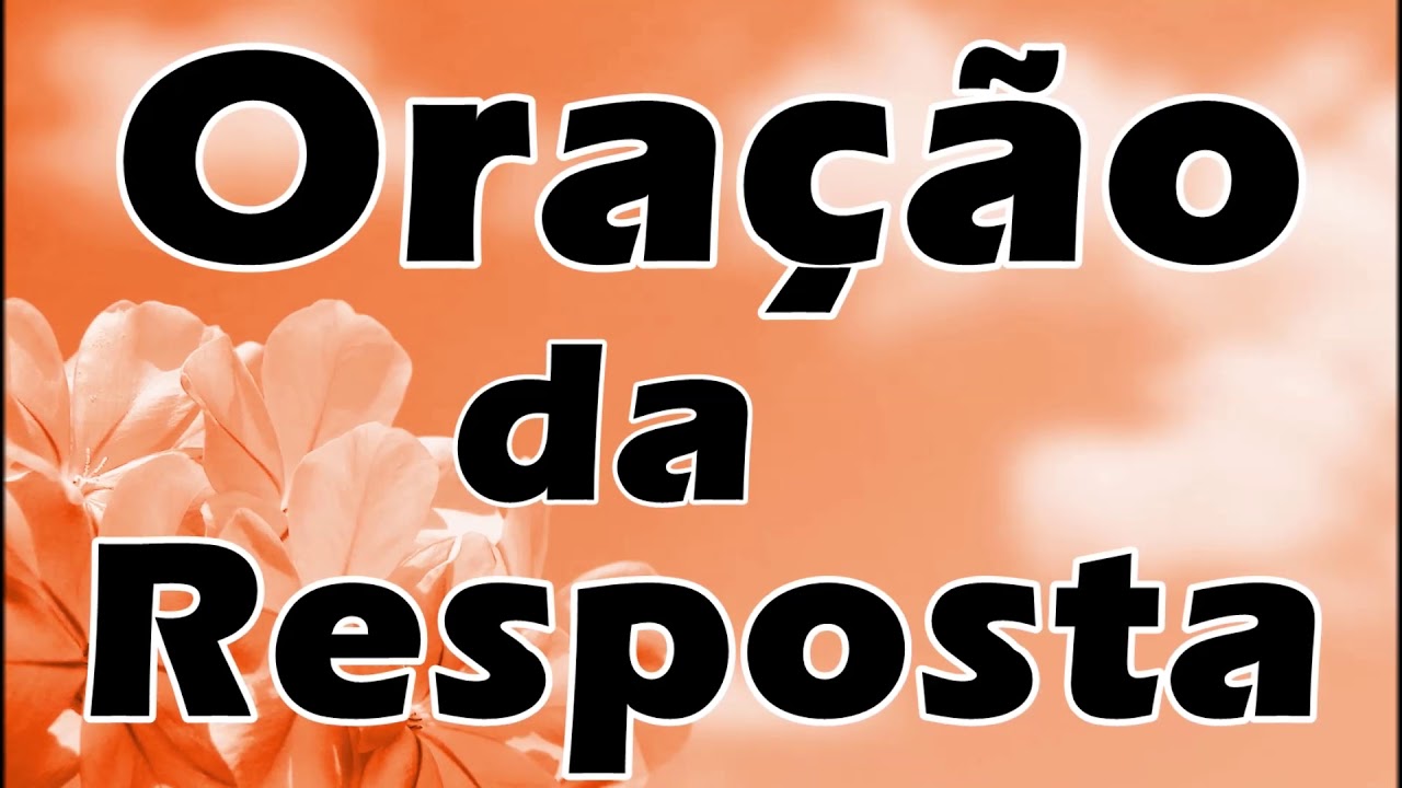 ((🔴)) Oração da resposta!