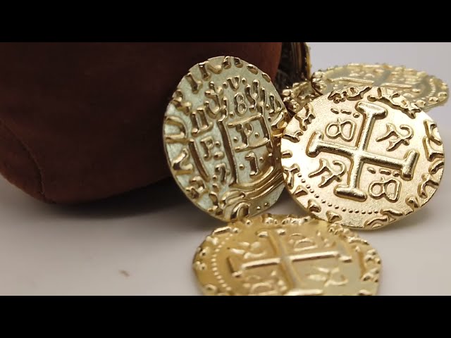 Vídeo relacionado con Leib Games Monedas Piratas de Metal - 35 Monedas De Oro para Juegos De Mesa Adulto, Juegos De Mesa Niños, Cofre del Tesoro, DND, Gloomhaven Dinero Falso - Tamaño M