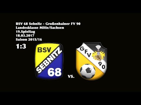 19.Spieltag /Landesklasse Mitte - (2016/17)/BSV 68 Sebnitz   Großenhainer FV 90  1:3