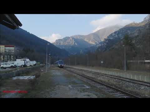 MINUETTO D. IN ARRIVO NELLA STAZIONE DI TENDA IN FRANCIA. DOM. 5 -  2 - 2023.