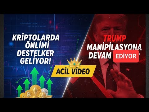 KRİPTOLARDA TEHLİKELİ YERLERDEYİZ!!!TRUMP MANİPİLASYONA DEVAM EDİYOR#btc #altcoin #kripto #kda 