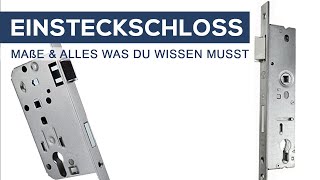 Einsteckschloss MESSEN und WECHSELN - alles was du wissen musst!