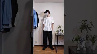 ちゃんと毎日ユニクロGU購入品着ている男🔥【asics・スウェットカーブパンツ・ドライEXクルーネックTシャツ】#012