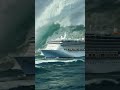 How Dangerous Is That Massive Wave Behind The Cruise Ship Ship Massivewave E Dangerouswaves