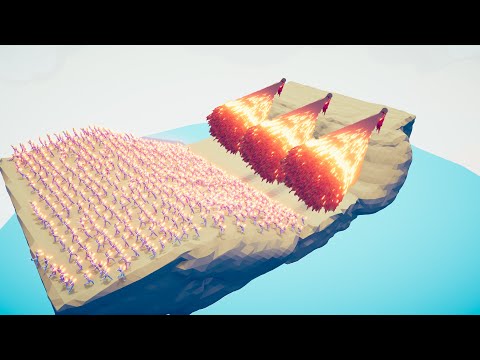 3x GOD FIREWORK ARCHERS vs 100x EVERY UNIT - Totally Accurate Battle Simulator TABS