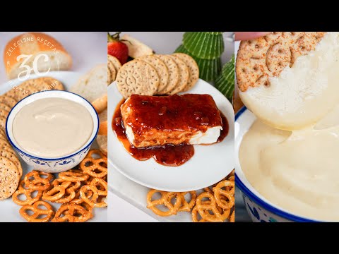 3 DIPS DE QUESO CREMA para Impresionar en tus Reuniones