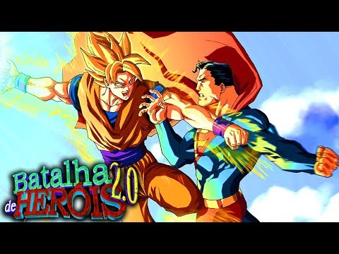 Minecraft BATALHA DE HERÓIS 2.0 - GOKU vs SUPERMAN ! O VERDADEIRO DUELO DE TITÃS !!