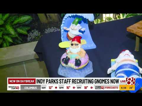 Indy Parks recruiting gnomes for Gnome Away From Home display