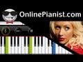 Christina Aguilera - Blank Page - Piano Tutorial ...