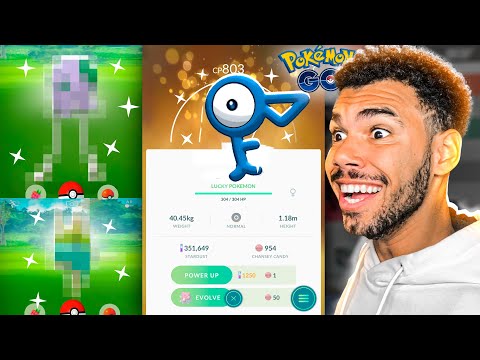 UNOWN SHINY E OUTROS 7 SHINIES DE UMA VEZ - POKEMON GO | Cris |