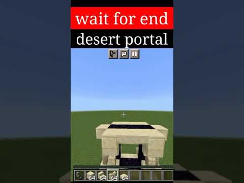 EPIC Minecraft Desert Biome Nether Portal!