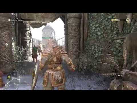 For Honor - 2.3 Wood Iron And Steel: Man The Ballista & Shoot Targets Gameplay (Timed Sequence)