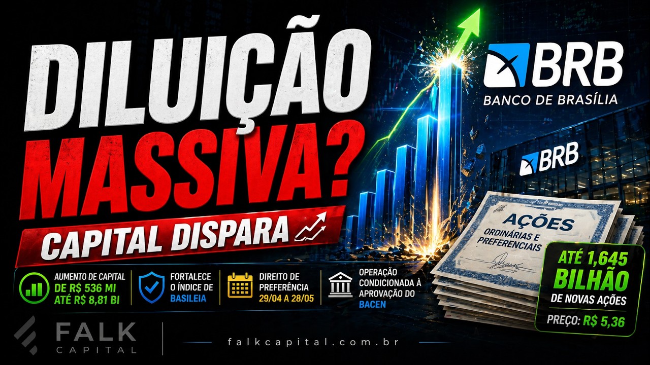 Aumento de Capital do BRB (BSLI4): Prazos, Valores e Impacto da Diluição