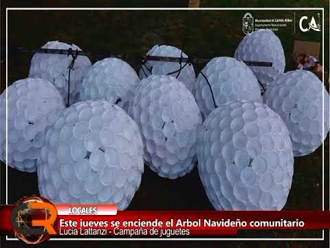 ARBOL NAVIDEÑO COMUNITARIO - NOTA CON LUCIA LATTANZI
