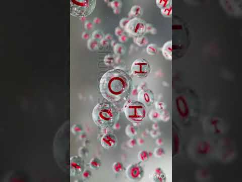 HYDROGEN AND OXYGEN Molecules in water animation video🎥#chemistry #pw #trending #viral