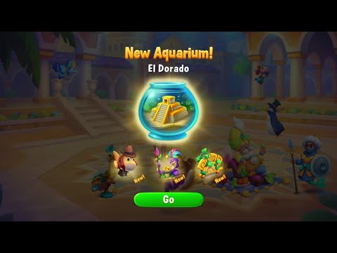 @Fishdom Shopping Time with 1M, Got New Aquarium: El Dorado