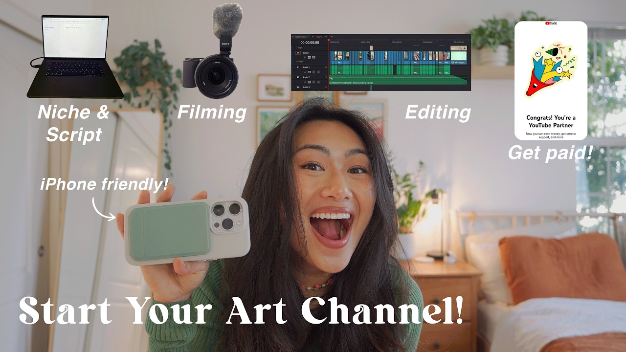 Start Your Art YouTube Channel & Grow FAST! (Beginner Friendly ☺️)