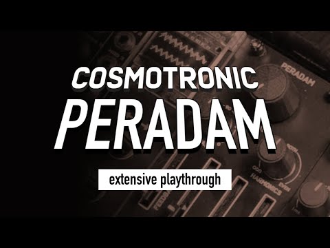 Cosmotronic PERADAM / a versatile distortion & overdrive / extensive playthrough
