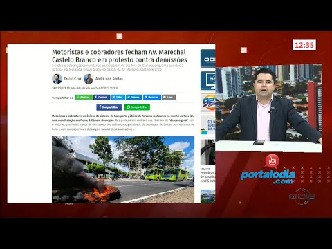 Notícias do Portal O Dia no programa Rota do Dia 24 01 2023