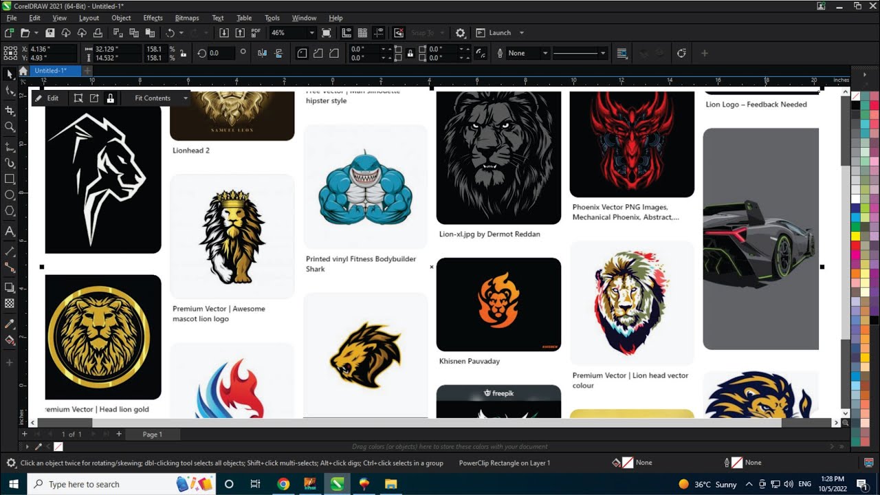 Amazing Techniques For Making Vector Lion Logo - Coreldraw with Ahsan Sabri