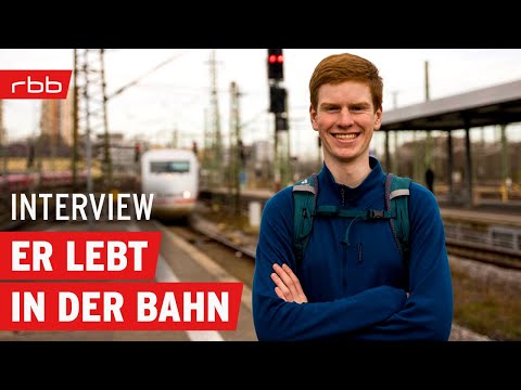 Zug statt Wohnung: So lebt Lasse Stolley komplett im Zug | Interview