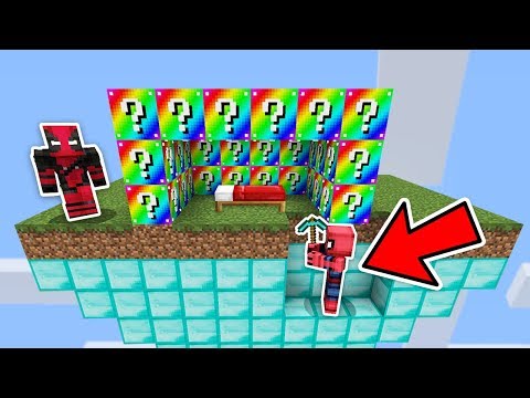 GÖKKUŞAĞI ŞANS BLOKLARI YATAK SAVAŞLARI - Minecraft