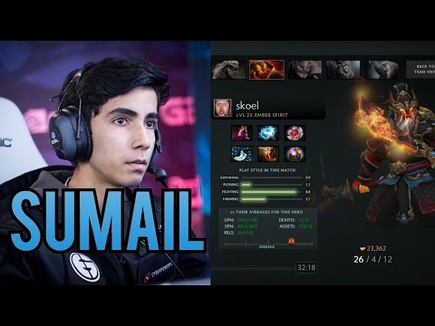 PLAYER PERSPECTIVE: Sumail (Ember Spirit) 26 kills [Ranked Match]