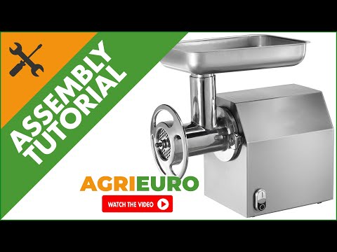 FIMAR TC22C Electric Meat Mincer - Assembly tutorial