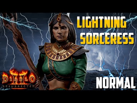[Normal] Lightning Sorceress Guided Playthrough | Diablo 2 Resurrected