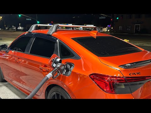 11th Gen Civic Si OEM Roof Rack Install 22-25 || Snowboard Trip Mt High Socal