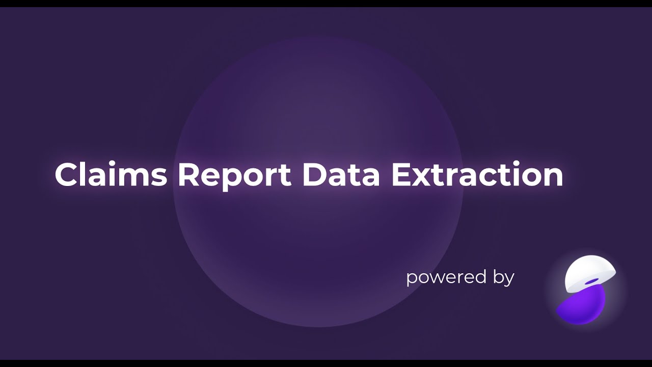 Claims Report Data Extraction