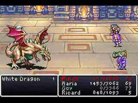 Final Fantasy II DOS Boss Battle #14 - White Dragon