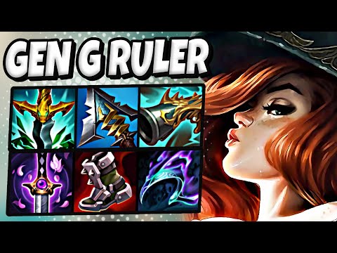 Miss Fortune vs Aphelios ADC [ Gen.G Ruler ] Patch 26.1 Ranked Korea ✅