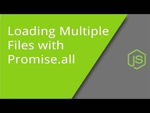Using Promise all to Load Multiple Files