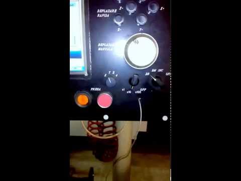 Masina de gravat si frezat cu comanda numerica.