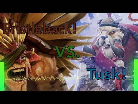 DOTA 2 Rap Battle. Bristleback VS Tusk!