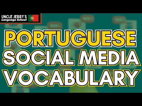 Social media words in Portuguese