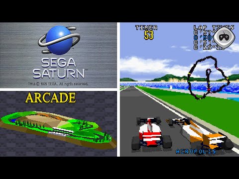 Virtua Racing (バーチャレーシング) - Sega Saturn Longplay