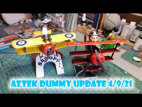 Aztek Dummy Update 4/09/21 - Snoopy Vs. The Red Baron