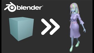  - 【Blender 2.92】One room 花坂結衣 アバターメイキング① - モデリング編【Timelapse】