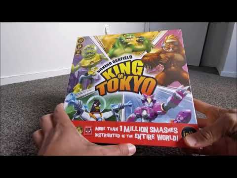 King of Tokyo Boardgame Unboxing and Review