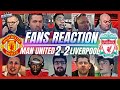 MAN UTD AND LIVERPOOL FANS REACTION TO MAN UNITED 2-2 LIVERPOOL | PREMIER LEAGUE