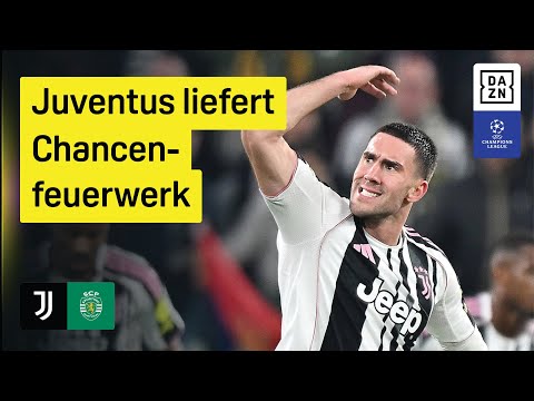 Juventus Turin - Sporting CP | UEFA Champions League | DAZN Highlights