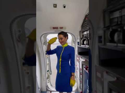 How to open and close the door on Boeing 737 #shorts
