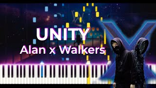 Download lagu Alan x Walkers - Unity Piano Cover [SHEET MIDI] mp3