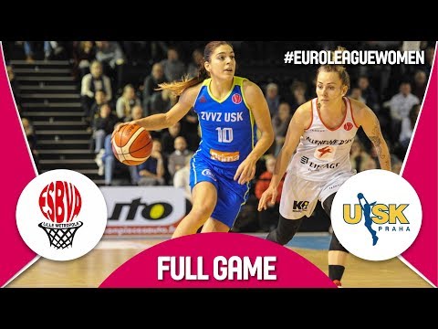 ESBVA-LM (FRA) v ZVVZ USK Praha (CZE) - Full Game - EuroLeague Women 2017-18