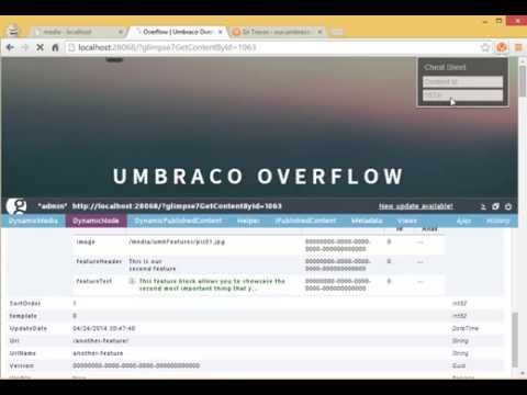 Chrome Glimpse Extensions for umbraco 7