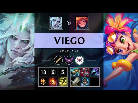Viego Mid vs Zoe: Killing spree - KR Master Patch 25.S1.2