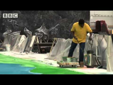 BBC News - Chris Ofili_How I painted the Royal Ballets set